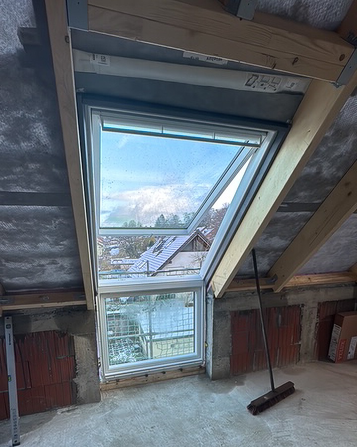 Dachfenster Einbau
