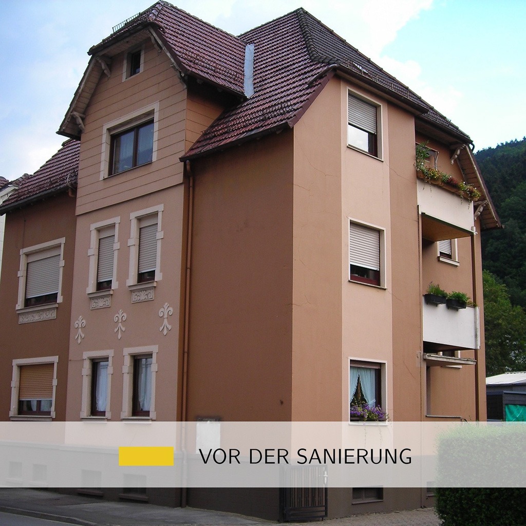 Steildach vor Sanierung
